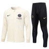 Paris Saint-Germain Cream Version Ensemble Vestes d'Entraînement 2023-24 Paris Saint-Germain Cream Version Ensemble Vestes d'Entraînement 2023-24